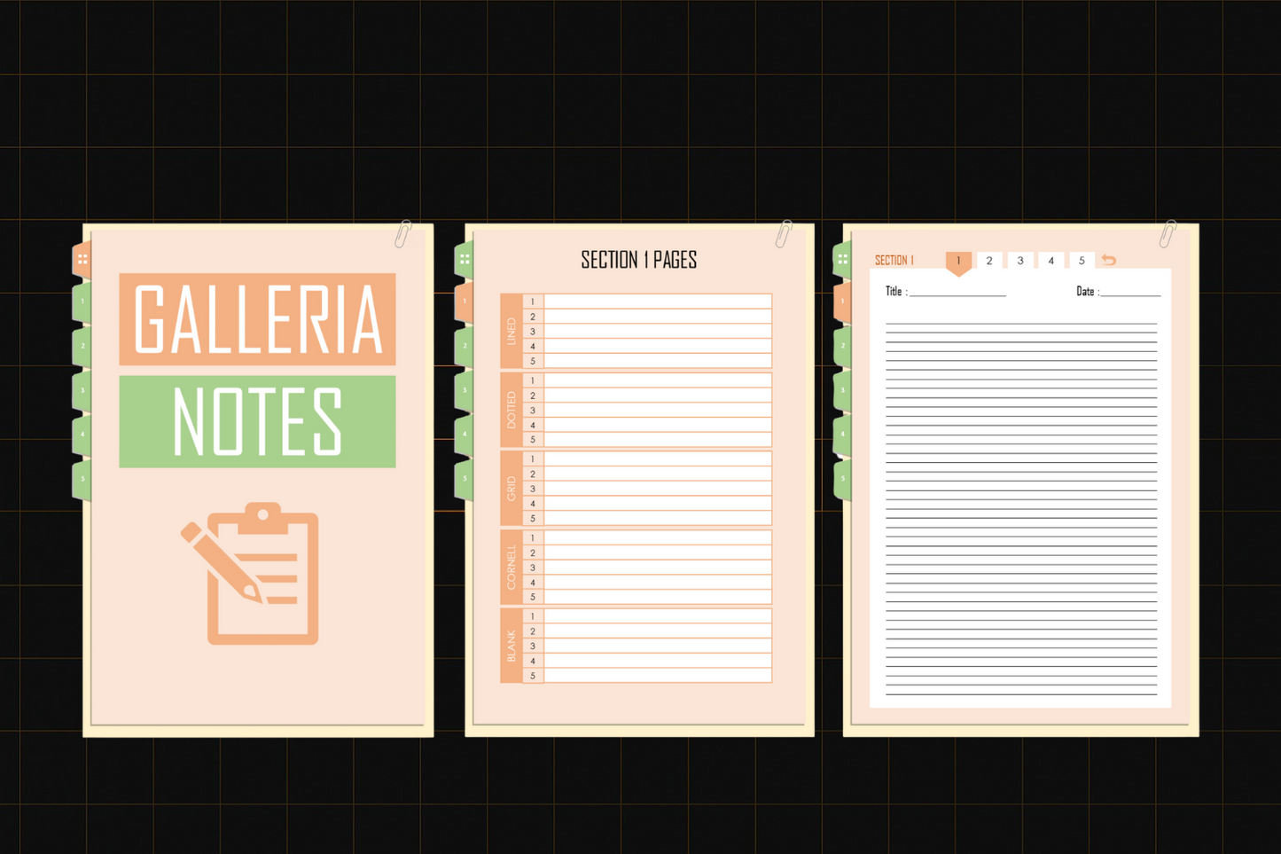 Galleria Notes 2