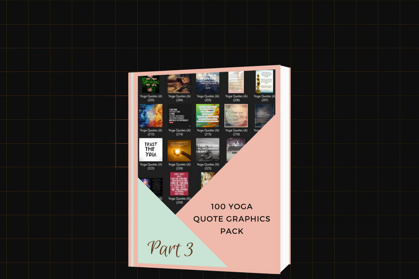 100 Yoga Quote Graphics Pack Part 3