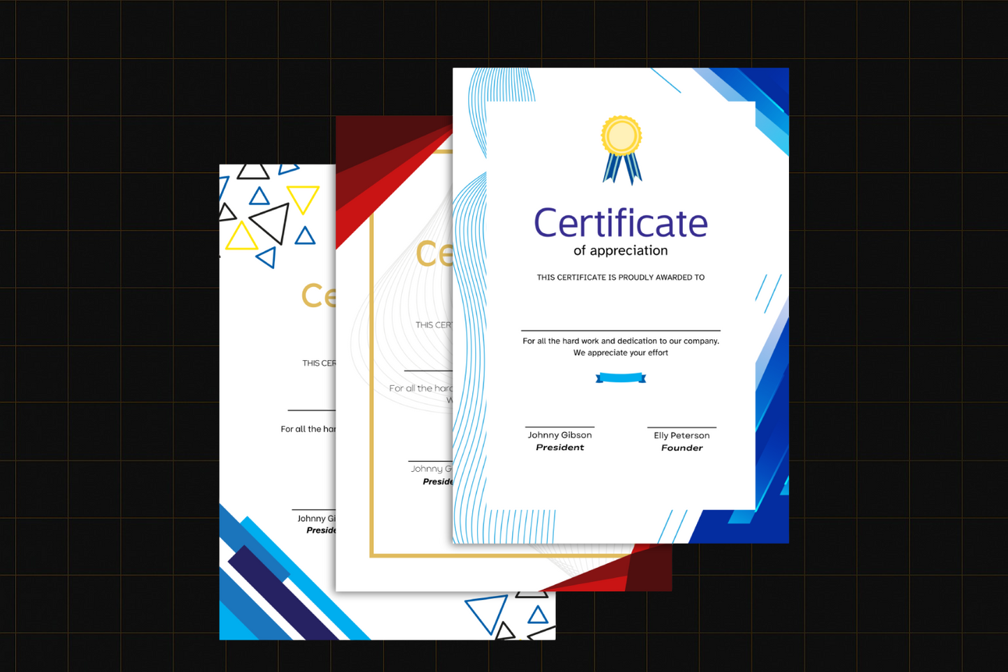Modern Certificates