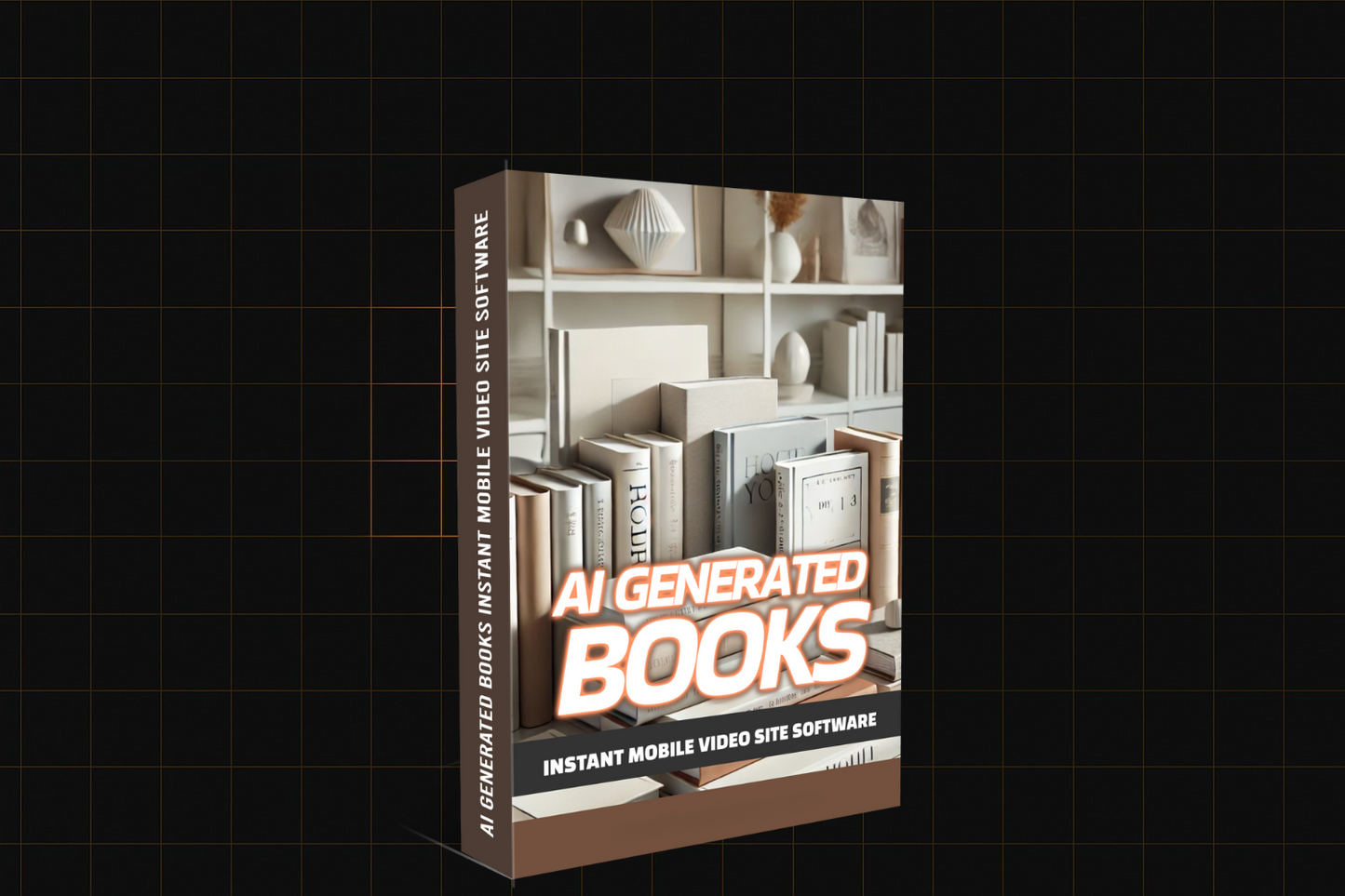 AI Generated Books Instant Mobile Video Site Software