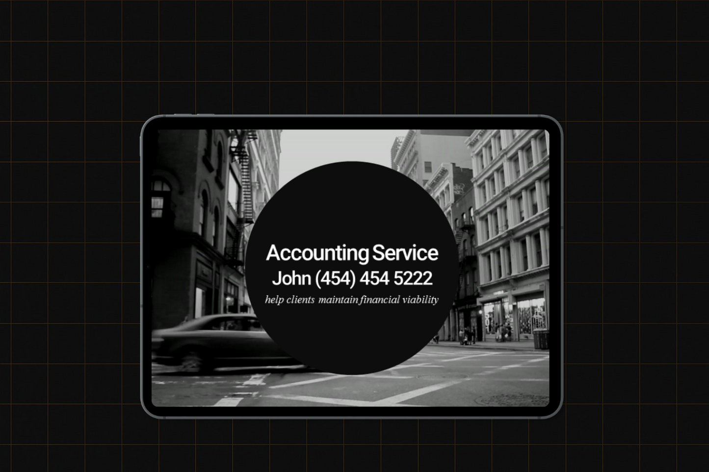 Accounting Service Brochure Video