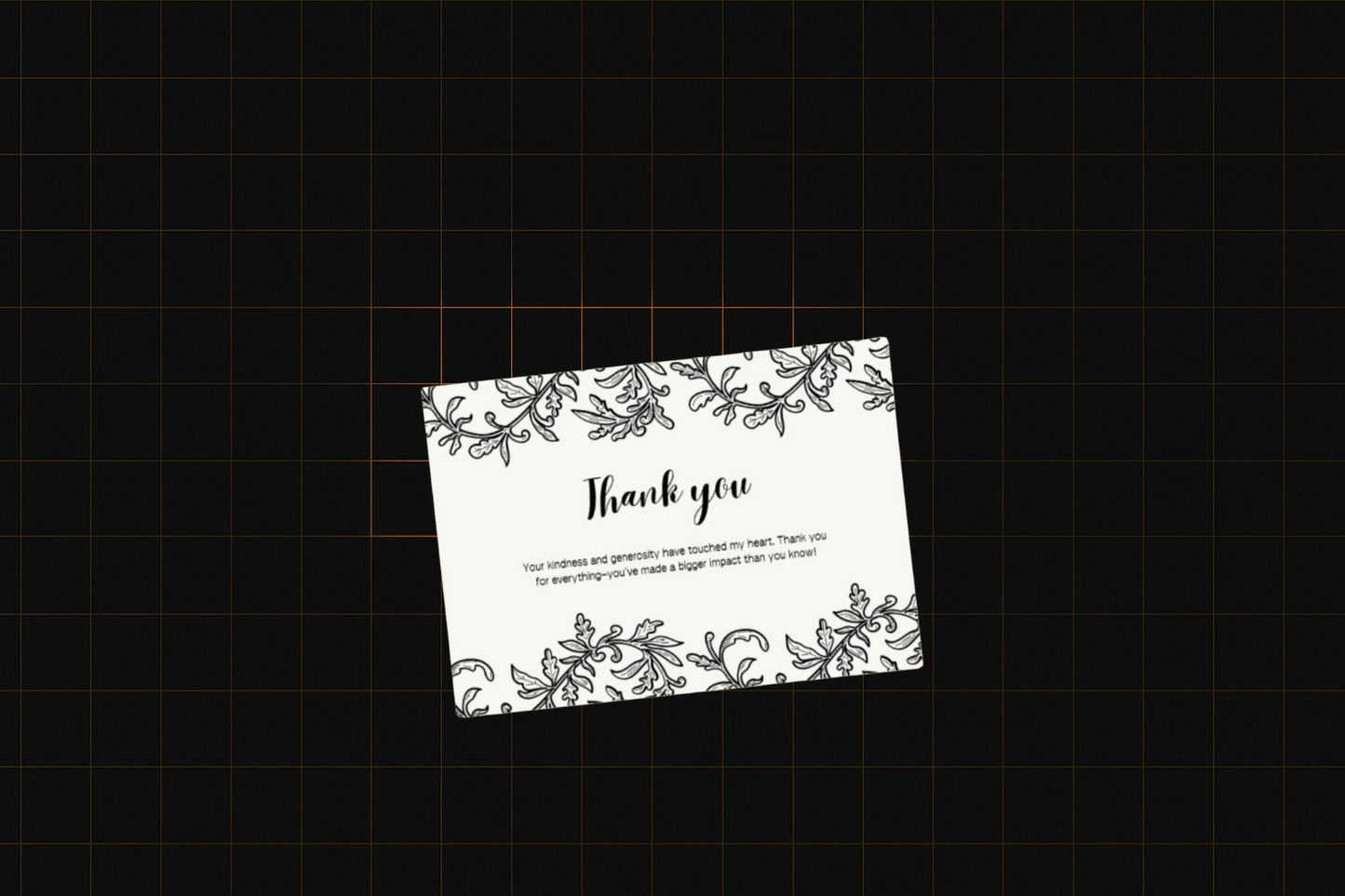 Printable Thank You Card 4