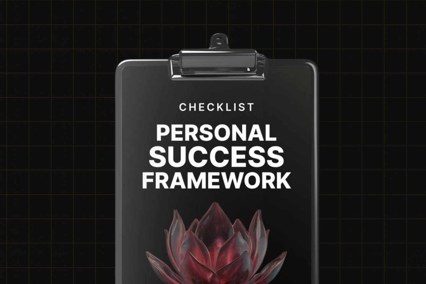 Create Your Personal Success Framework