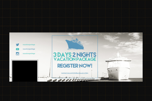 CruiseShip Facebook Cover Template
