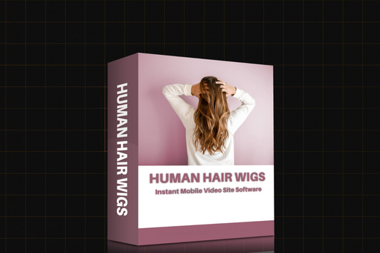 Human Hair Wigs Instant Mobile Video Site Software