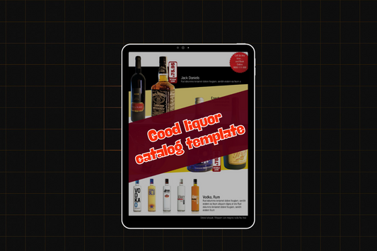 Good Liquor Catalogue Template
