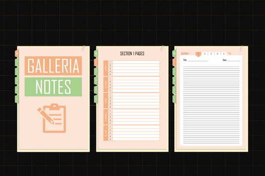 Galleria Notes 2