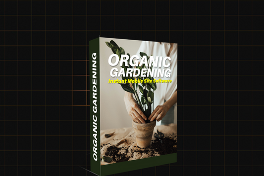 Organic Gardening Instant Mobile Site Software