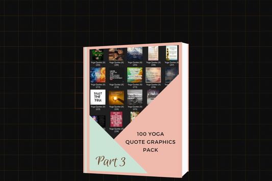 100 Yoga Quote Graphics Pack Part 3