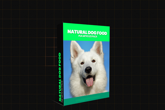 Natural Dog Food PLR Articles Pack
