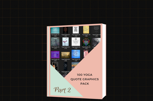 100 Yoga Quote Graphics Pack Part 2
