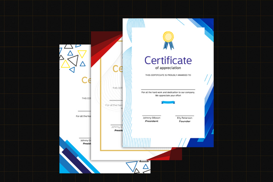 Modern Certificates