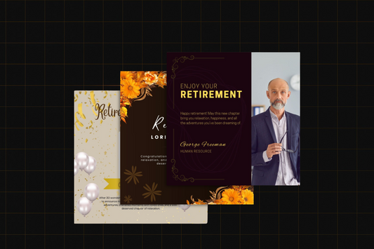 Retirement Announcement Card