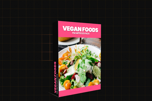 Vegan Food PLR Articles Pack