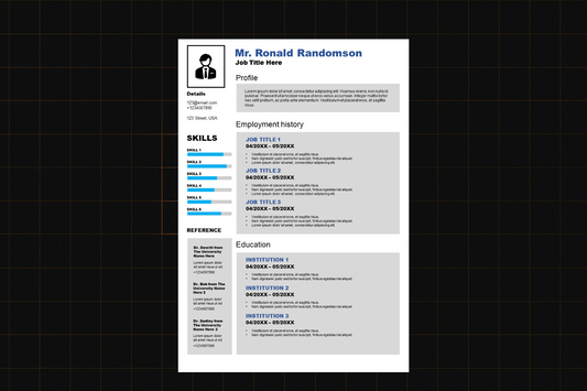EZ Resume Template 1