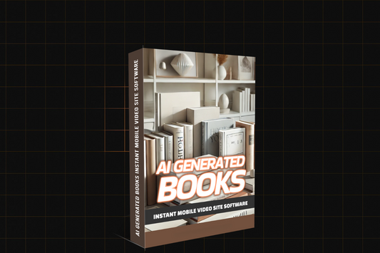 AI Generated Books Instant Mobile Video Site Software