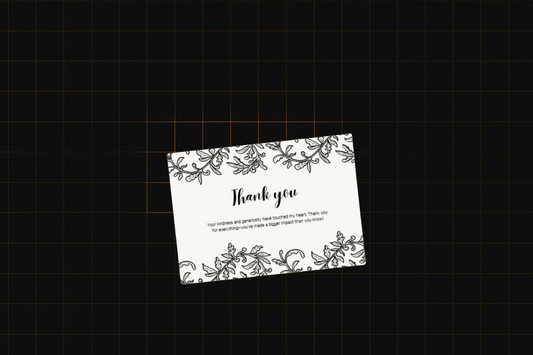 Printable Thank You Card 4