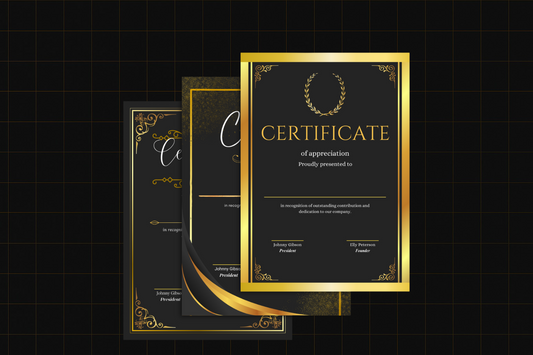 Elegant Certificates