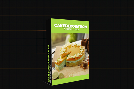 Cake Decoration PLR Articles Pack