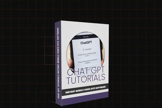 Chat GPT Tutorials Instant Mobile Video Site Software