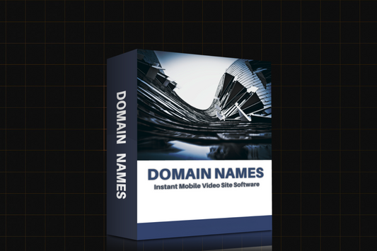 Domain Names Instant Mobile Video Site Software
