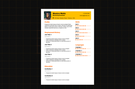 EZ Resume Template 6