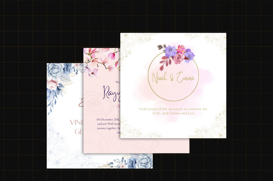 Engagement Announcement Card