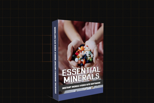 Essential Minerals Instant Mobile Video Site Software