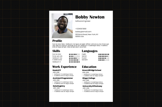 EZ Resume Template 7
