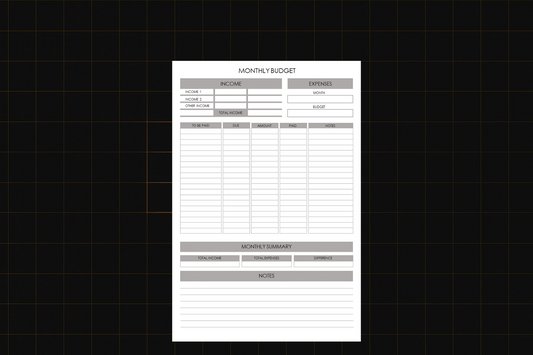 Plan Your Budget 4