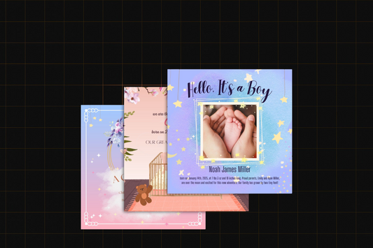 Birth Announcement Card