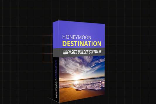 Honeymoon Destination Video Site Builder Software