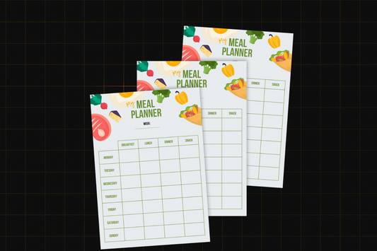 Recipe Cards for Meal Planning 2
