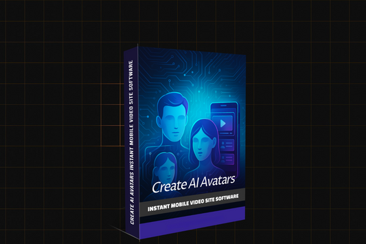 Create AI Avatars Instant Mobile Video Site Software