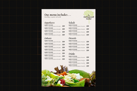 Food Menu Template