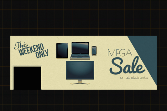 Electronic Mega Sale Facebook Cover Template