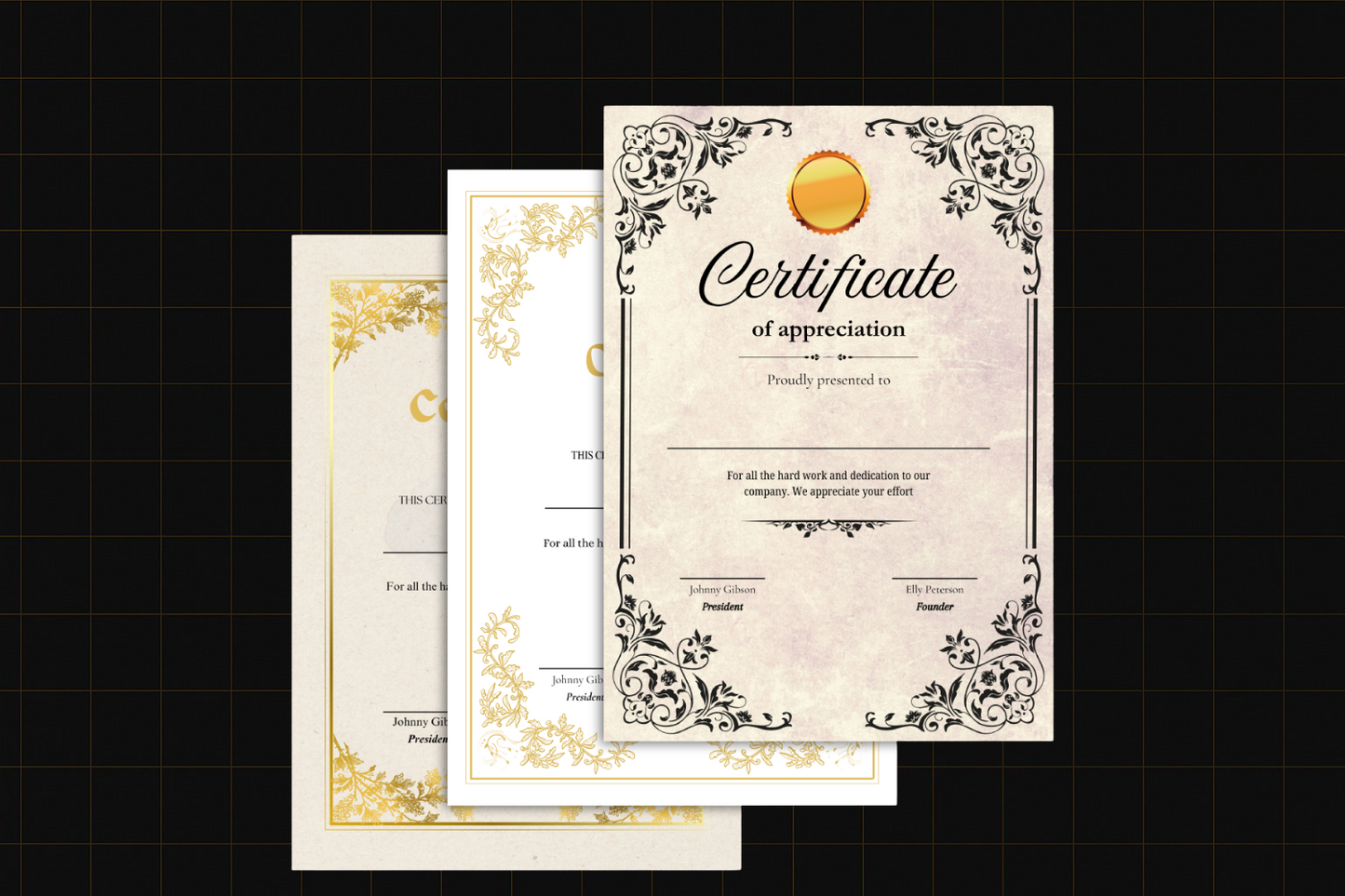 Classic Certificates