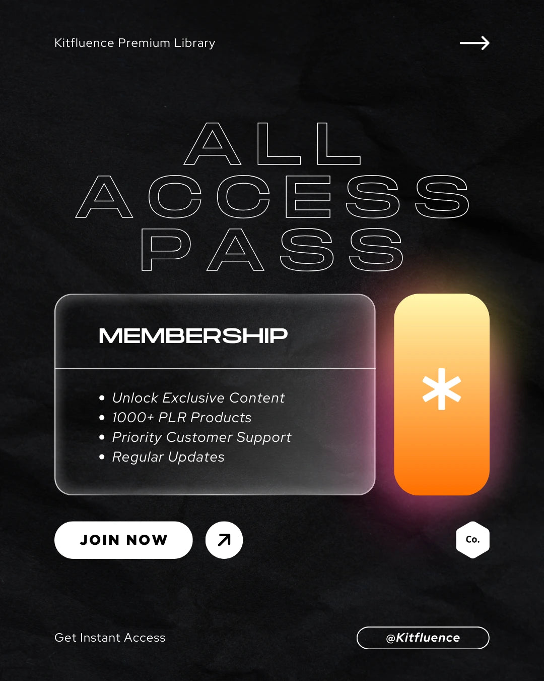 KITFLUENCE ALL ACCESS MEMBERSHIP