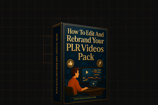 How To Edit And Rebrand Your PLR Videos Pack