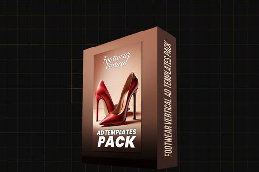 Footwear Vertical Ad Templates Pack