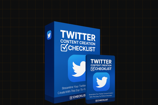 Twitter Content Creation Checklist Pack