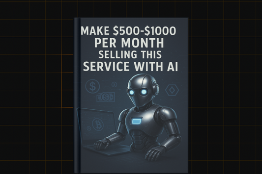 Make $500-$1000 Per Month Selling This Service With AI