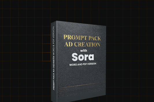 Prompt Pack Ad Creation with Sora Word and Pdf Version